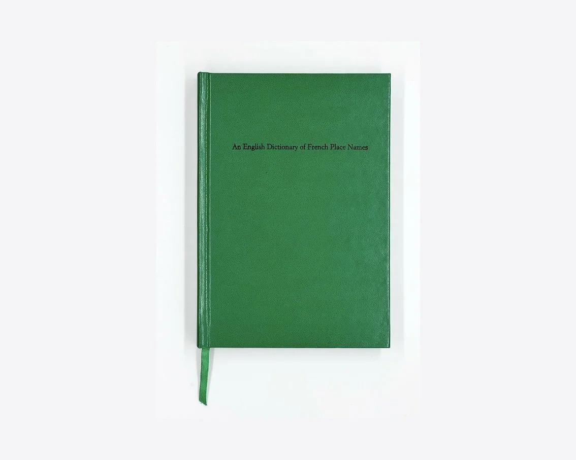 Simon Cutts, An English Dictionary of French Place Names, Coracle, 2004