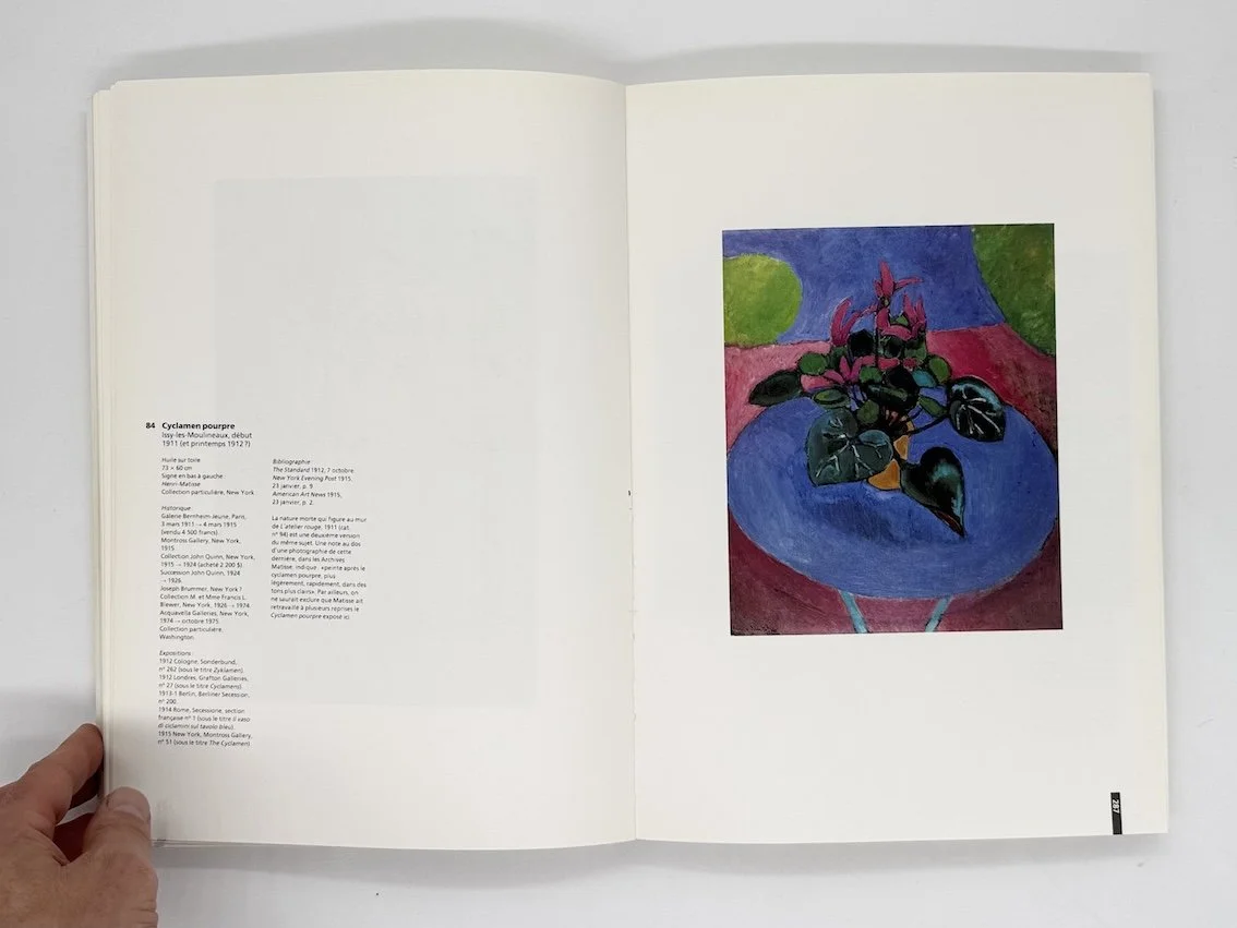 Henri Matisse 1904 – 1917. Centre Georges Pompidou, Paris, 1993. 150 works illustrated in colour.