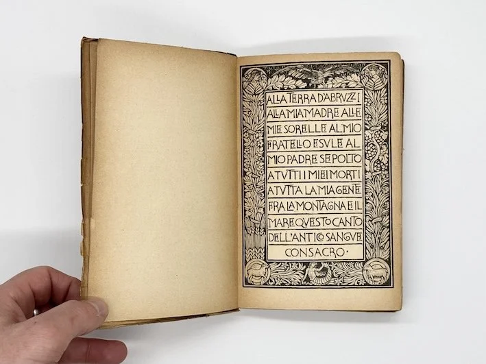 Gabriele  D’Annunzio, La Figlia Di Iorio. Fratelli Treves Editore, Milano, 1921. With woodcut illustrations by Adolfo de Carolis.