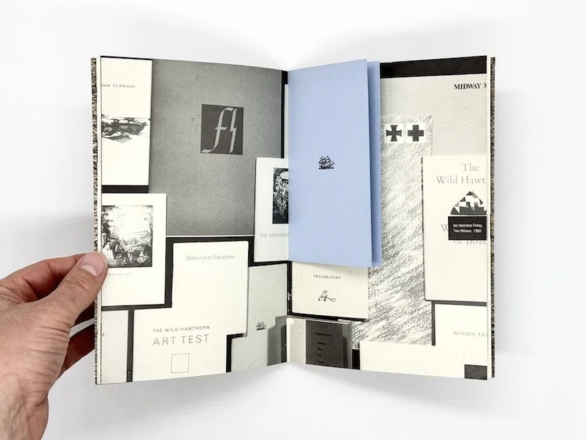 Pavel Buchler, Turning over the Pages : Some Books in Contemporary Art. Kettles Yard Gallery, Cambridge, 1986.  Ian Hamilton Finlay’s 'Two Billows’.