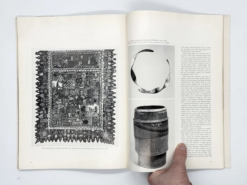 Craft Horizons Vol. 26 No. 3 June 1966. 25th Anniversary Issue. Special: Crafts of the Southern Appalachians