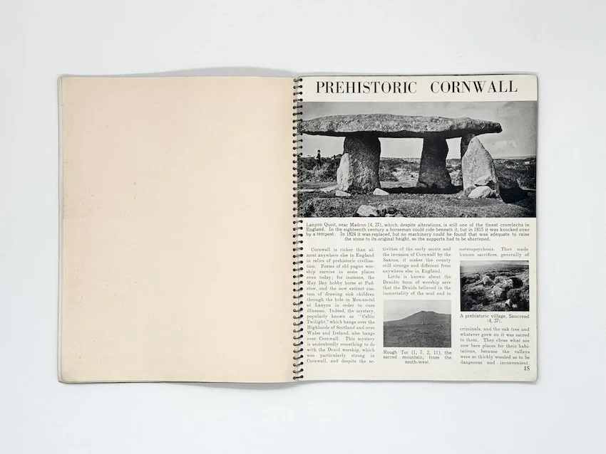 The Shell Guide to Cornwall (1935) edited by John Betjeman. The first volume of the celebrated Shell Guides Series