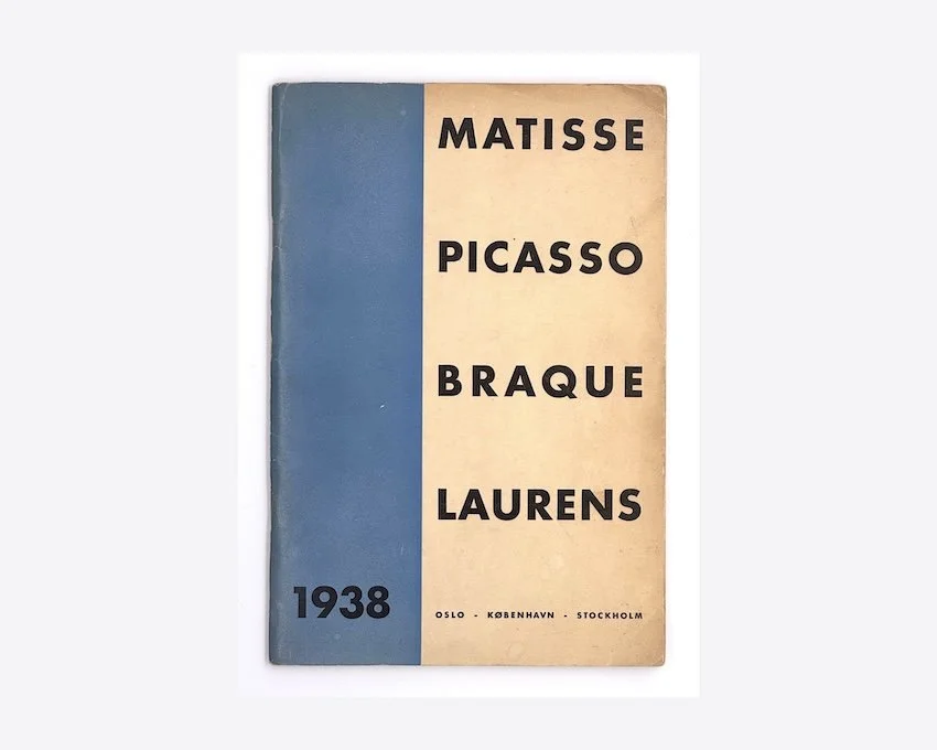 Matisse, Picasso, Braque, Laurens. Kunstnernes hus, Oslo, 1938.