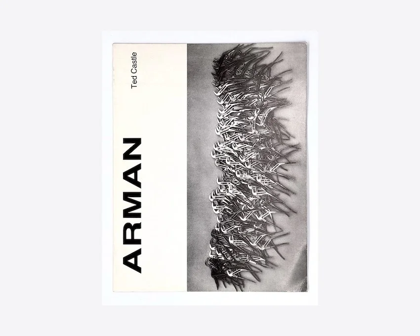 Arman by Frederick Ted Castle. Galerie Beaubourg, Paris, 1983. With the library stamp of the British art dealer, Peter Nahum.