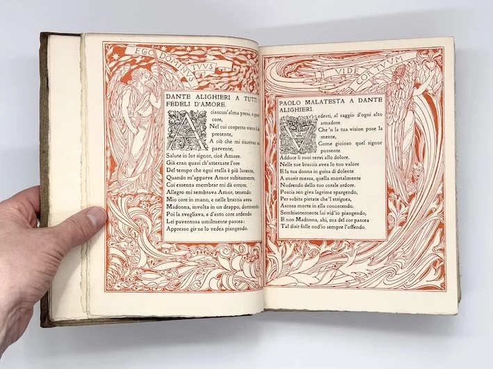 1902 First Edition – Gabriele D’Annunzio, Francesca da Rimini. Fratelli Treves, Milano, 1902. Illustrated by Adolfo de Carolis