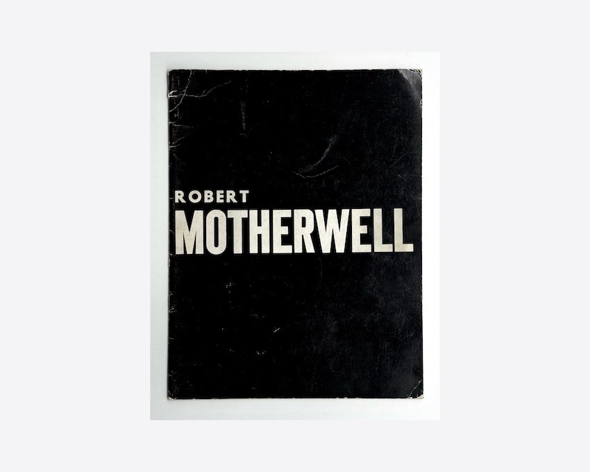 Robert Motherwell. Sidney Janis Gallery, New York, 1961.    