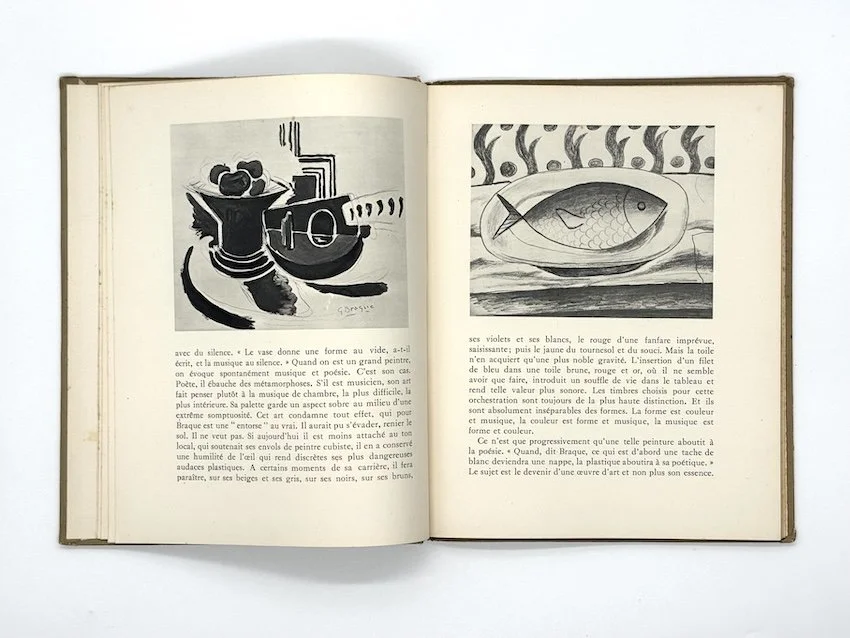 Braque. From the series Couleurs des Maitres. Les Éditions Braun & Cie, 1945. With 24 colour plates printed by Draeger Freres, Montrouge. 