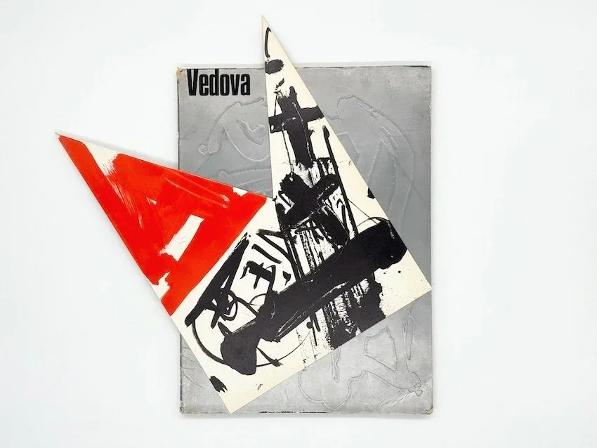 Emilio Vedova - Grafica e Didattica. Regione Valle d’Aosta, 1975. Including Vedova’s study for multiple ‘Presenza 1975’.