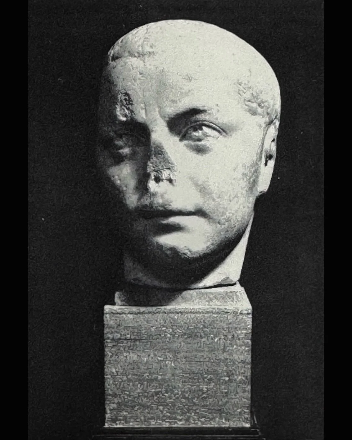 [Richard Hamilton: designer] Gods and Men. An Exhibition of Sculpture from Collections in Northumberland and Durham. Hatton Gallery, King’s College in The University of Durham, 3 – 24 December, 1957.