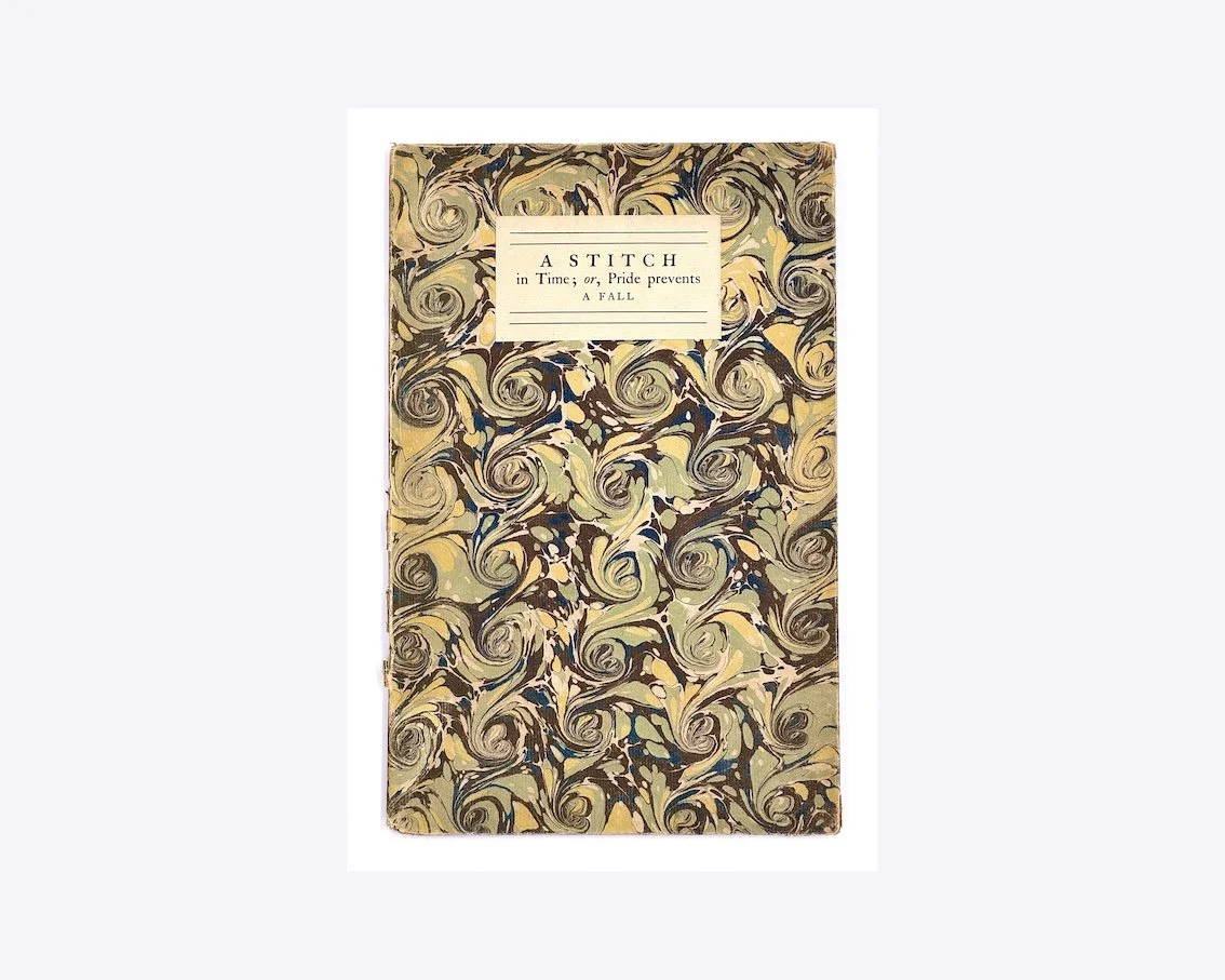 James Laver, A Stitch in Time; or, Pride prevents a Fall. Nonesuch Press, London, 1927.