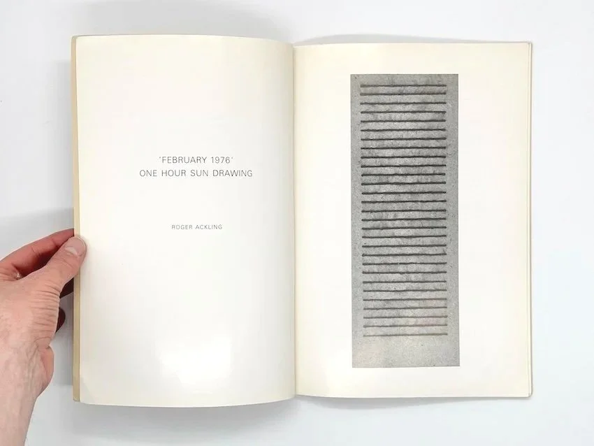 1977 Lisson Gallery – catalogue of a group exhibition including Roger Ackling, Art & Language, Alan Charlton, Stephen Cox, Tony Cragg, John Hilliard, Peter Joseph, Bob Law, Richard Long, Tim Mapston,