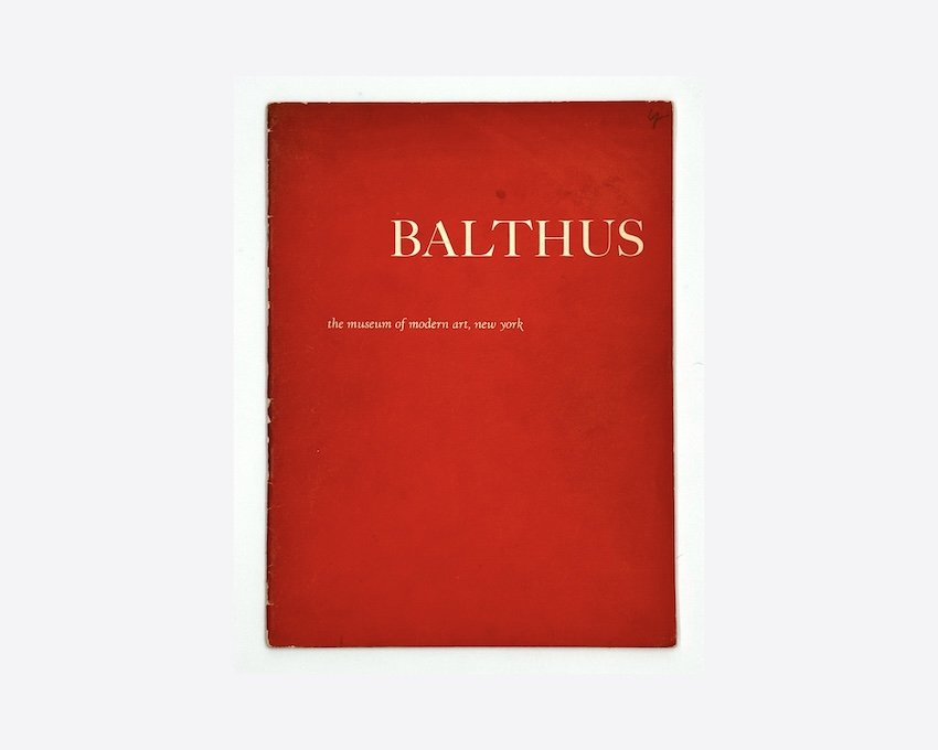 Balthus. The Museum of Modern Art, New York, 1956. (MoMA Bulletin Vol. XXIV, No. 3)