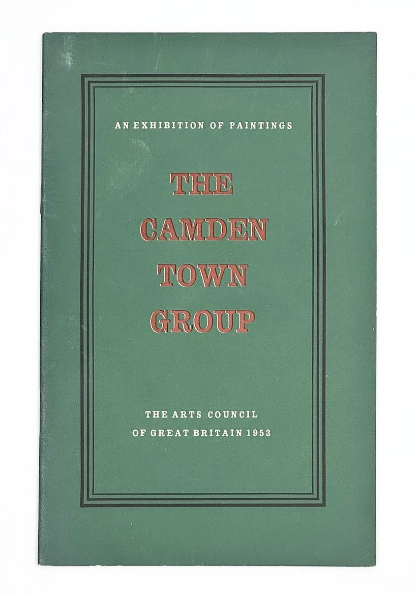 The Camden Town Group. An exhibition of paintings. The Arts Council of Great Britain 1953.  Room & Book, online secondhand art bookshop, London