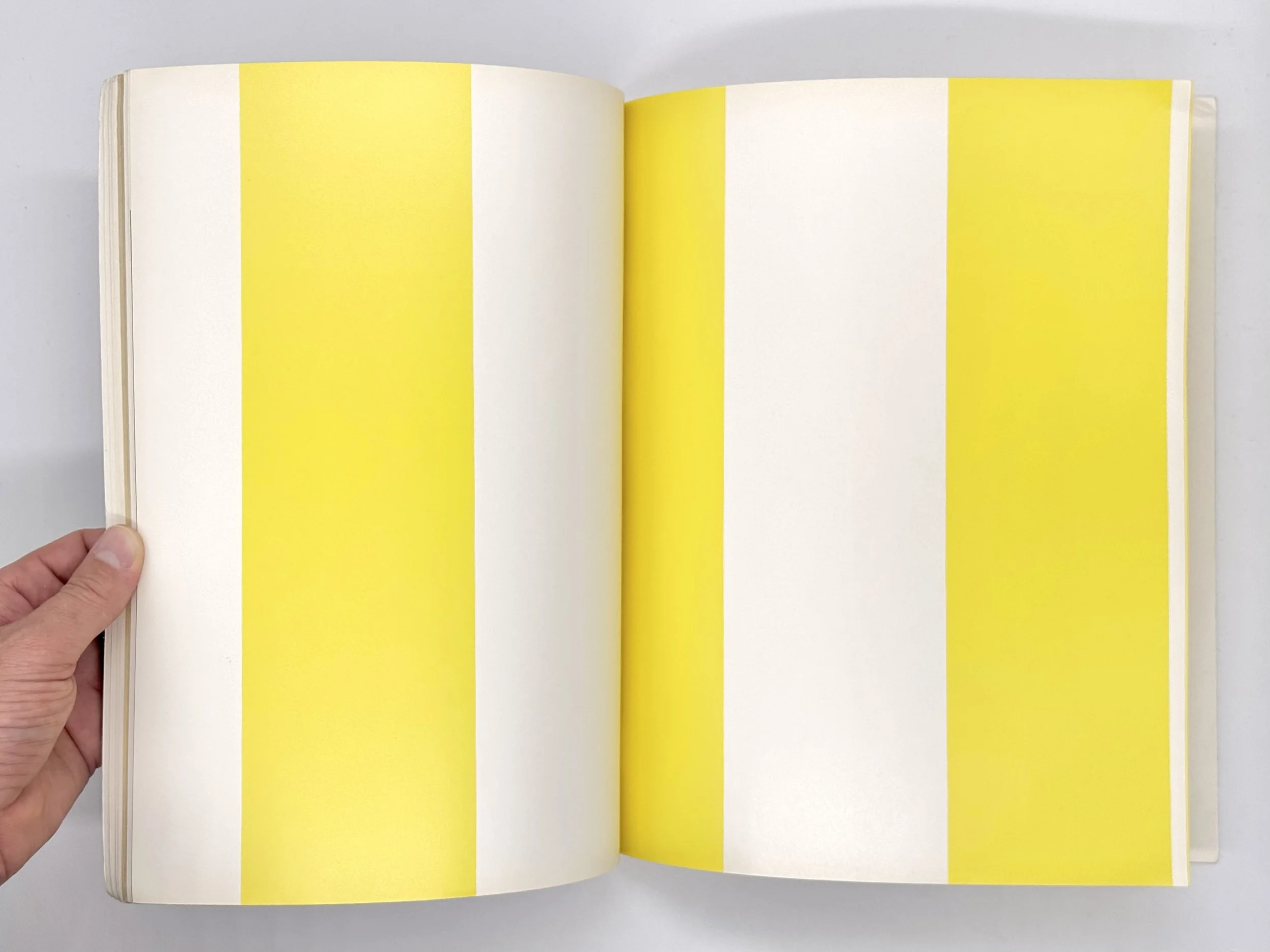 Studio International July / August 1970. Including Seth Siegelaub’s landmark magazine exhibition with Daniel Buren’s 8-pages of yellow stripes.