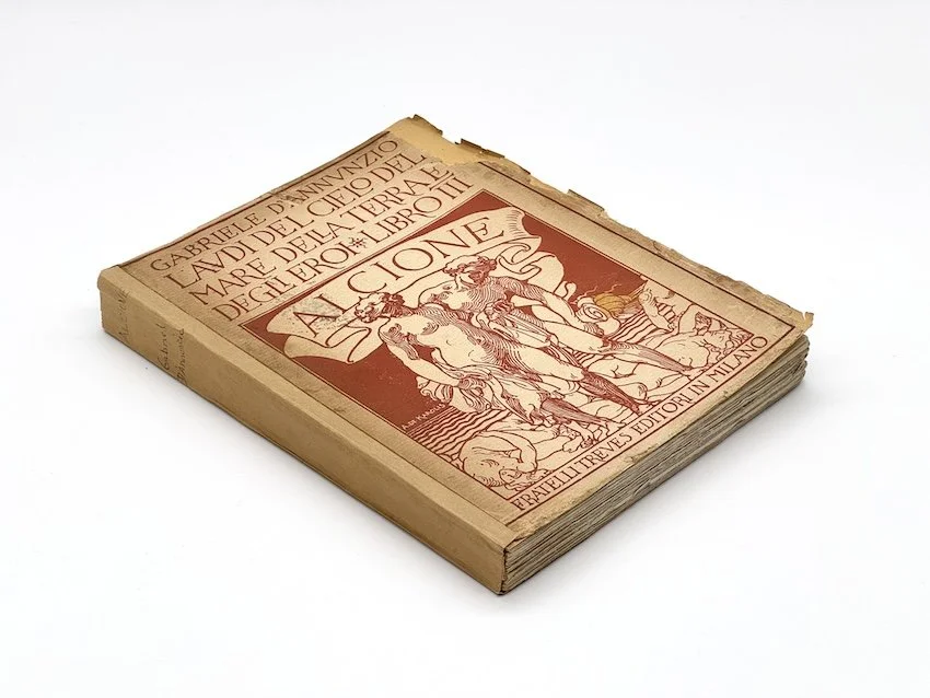 Gabriele D’Annunzio, Laudi Del Cielo, Del Mare, Della Terra E Degli Eroi, Libro III: ALCIONE, Libro Terzo, Volume Terzo. Fratelli Treves Editore, Milano, 1928.