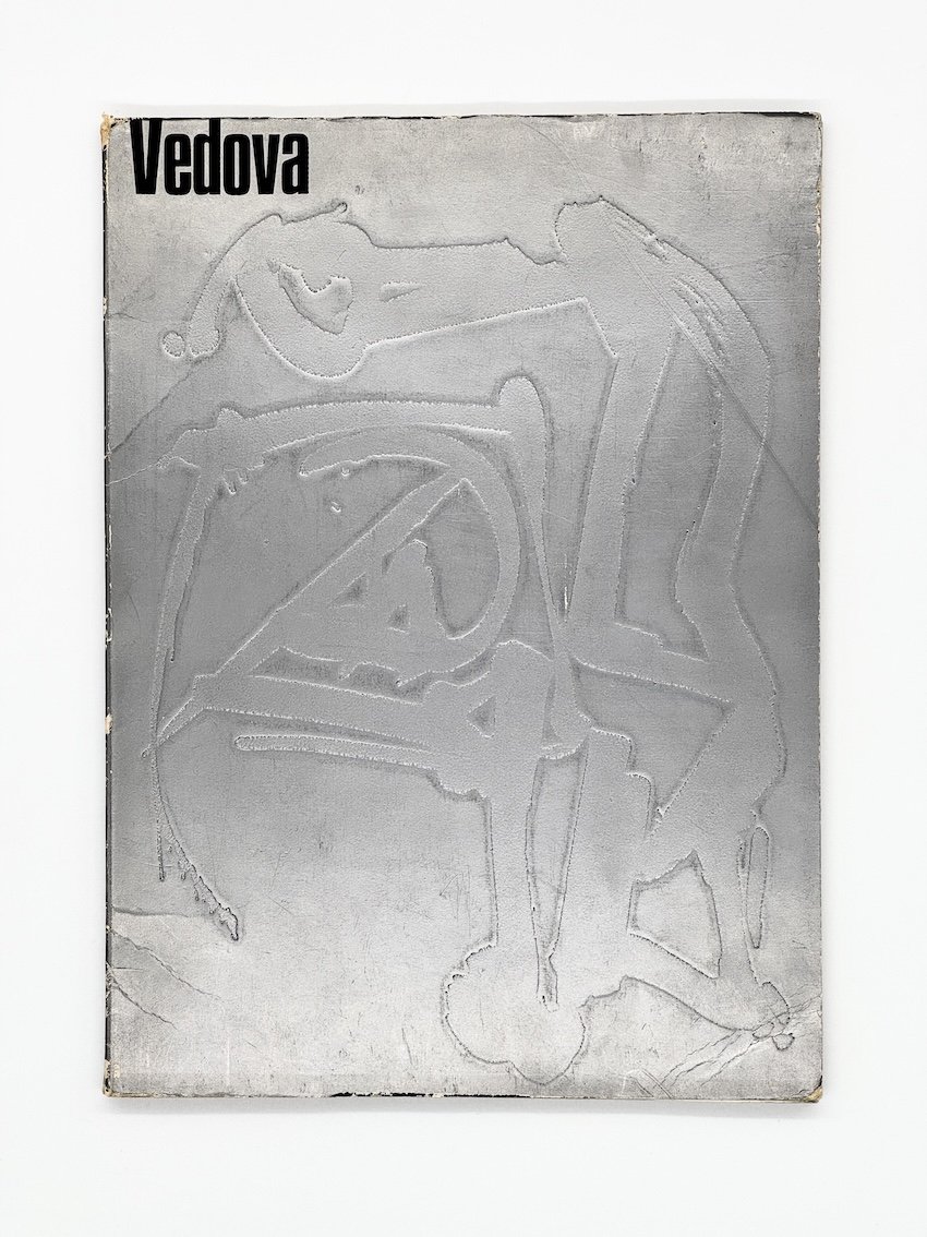 Emilio Vedova - Grafica e Didattica. Regione Valle d’Aosta, 1975. Including Vedova’s study for multiple ‘Presenza 1975’.