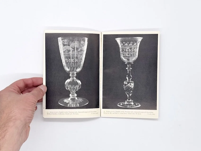 Glass Table-ware. Victoria and Albert Museum, London, 1957.