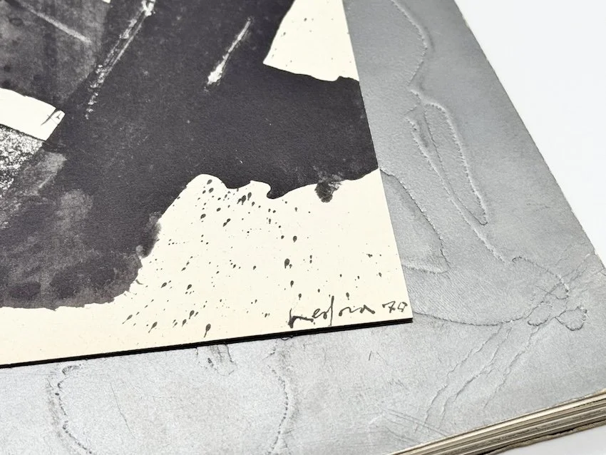 Emilio Vedova - Grafica e Didattica. Regione Valle d’Aosta, 1975. Including Vedova’s study for multiple ‘Presenza 1975’.