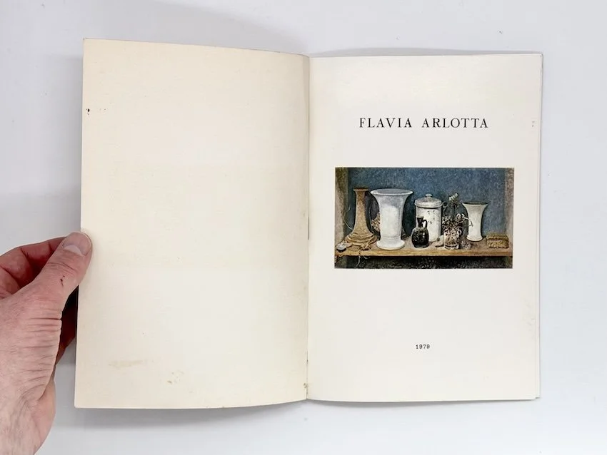 Flavia Arlotta. Associazone Culturale Il Punto, Firenze, 1979.