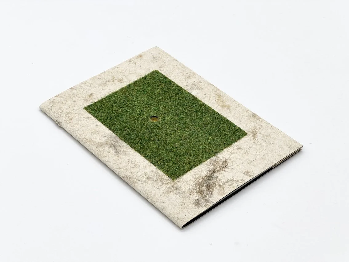 Simon Cutts, Andy Making Holes. Coracle Press, Docking, 1994. Number 3/100