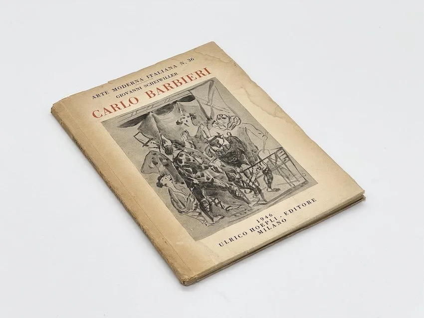 Giovanni Scheiwiller, Carlo Barbieri, (Arte Moderna Italiana N.36). Ulrico Hoepli Editore, Milano, 1946