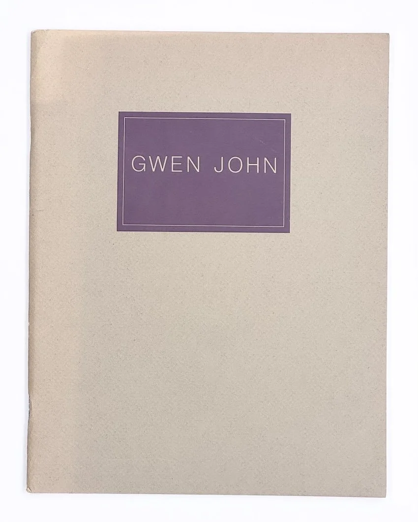Gwen John. A Retrospective Exhibition. Davis & Long, New York, 1975.