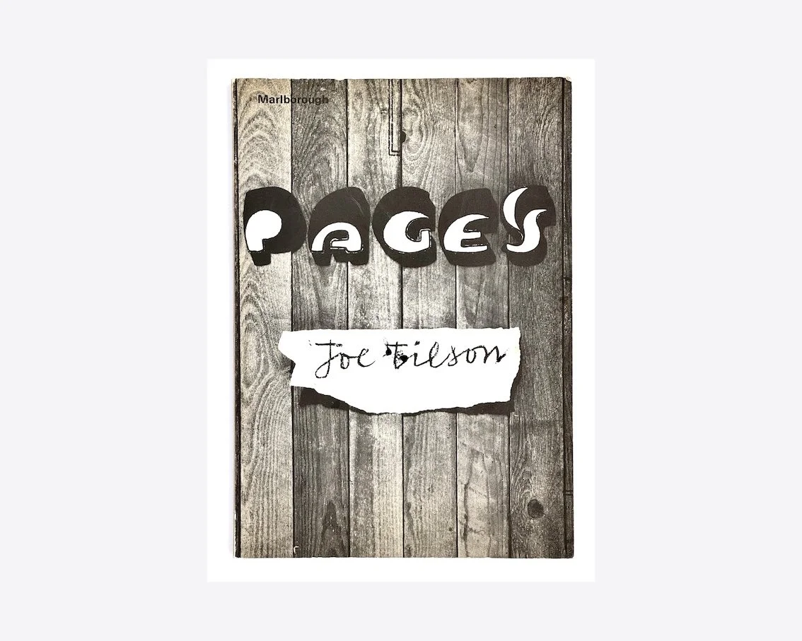Joe Tilson 'Pages' Marlborough Fine Art London 1970
