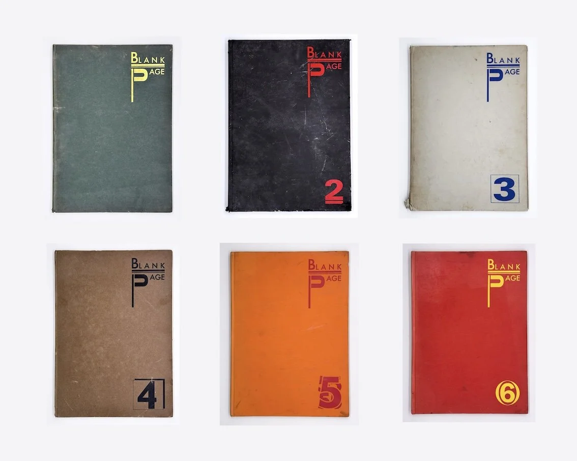 Blank Page. Volumes 1–6 (all published). B4 Publishing, London, 1988–1991