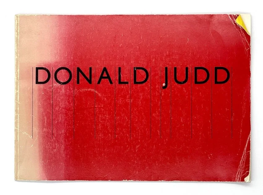 Donald Judd. Waddington Galleries, London, 1986