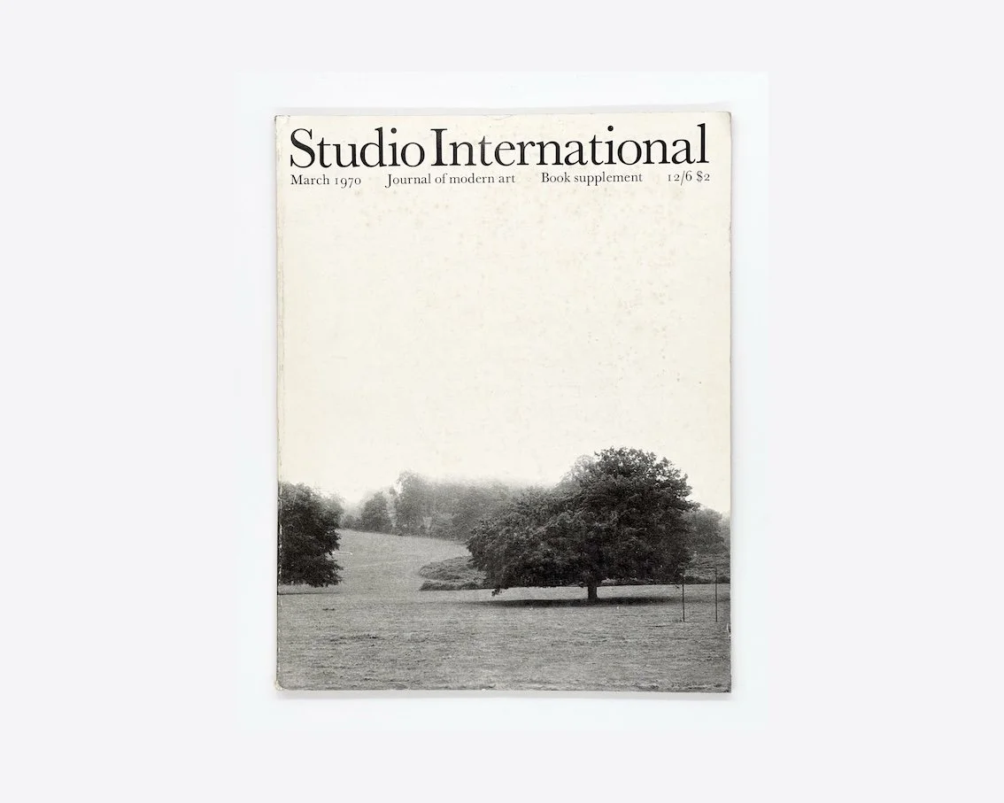 Studio International March 1970 including Daniel Buren, Lucy Lippard, Richard Long