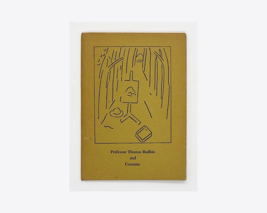 Stuart Mills and Stephen Duncalf, Professor Thomas Bodkin and Cezanne. Coracle Press, London, 1979.
