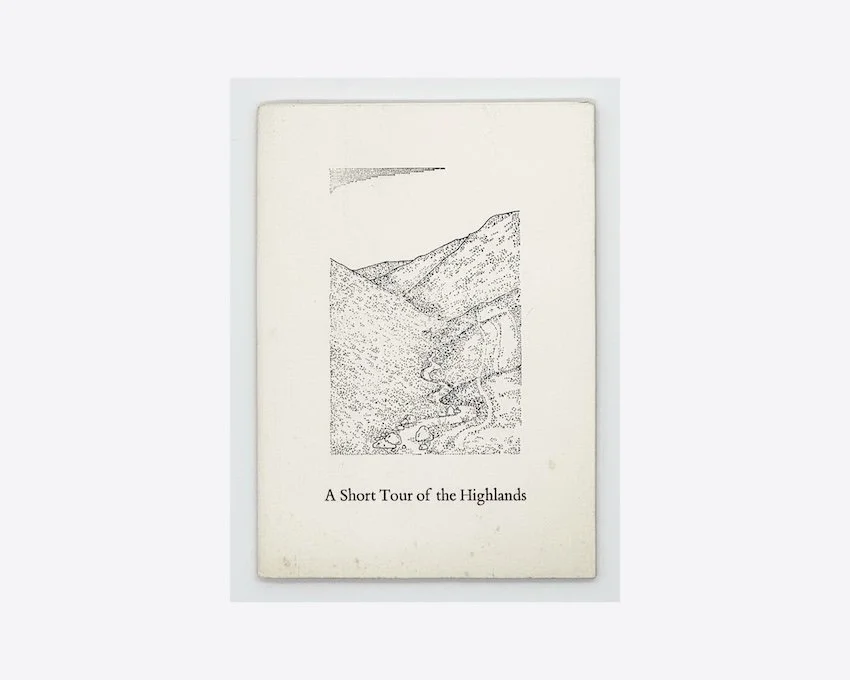 Thomas A Clark, Laurie Clark, A Short Tour of the Highlands. Moschatel Press, 1979