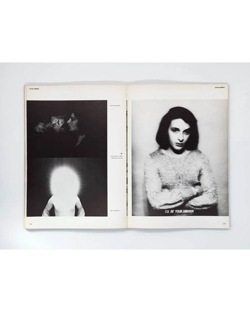 73-74’ an annual of new art and artists. Designed by Willem Sandberg expect for those pages where the artists designed the pages themselves.