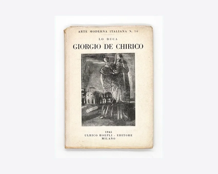 Lo Duca, Giorgio de Chiricho. (Arte Moderna Italiana N.10) Ulrico Hoepli Editore, Milano, 1945.