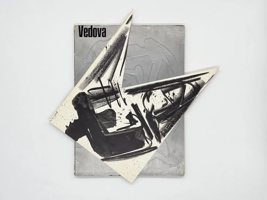 Emilio Vedova - Grafica e Didattica. Regione Valle d’Aosta, 1975. Including Vedova’s study for multiple ‘Presenza 1975’.