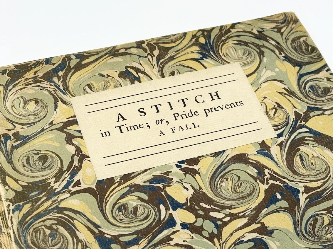 James Laver, A Stitch in Time; or, Pride prevents a Fall. Nonesuch Press, London, 1927.