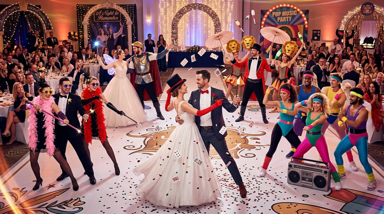 Props, Costumes and Fun First Dance Ideas, Wedding Dance Lessons Brisbane and Gold Coast | Let’s Dance