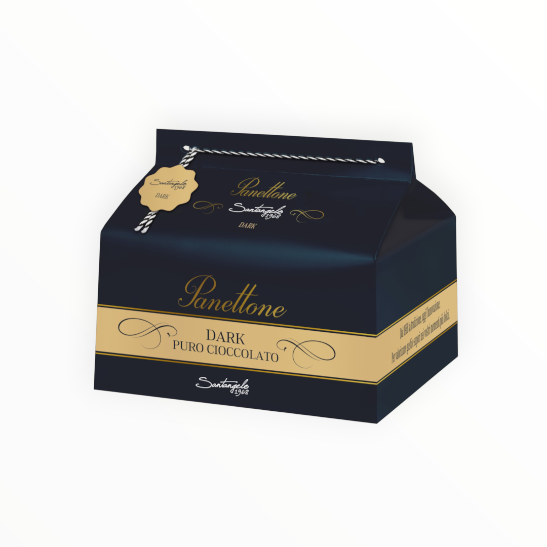 Panettone pyragas su tamsiuoju šokoladu, 900 g.