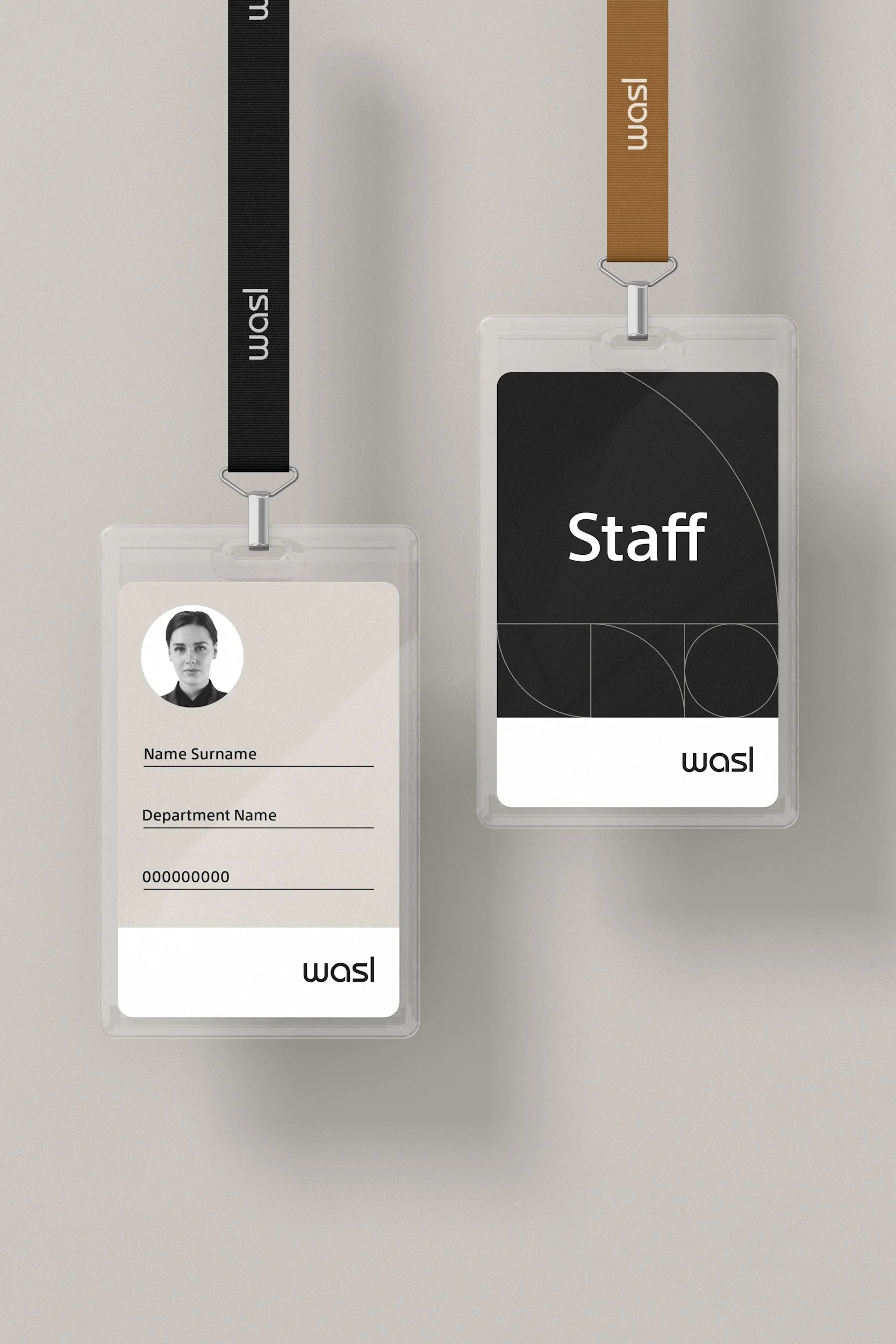 Wasl Brand Application – Staff ID Cards and Lanyards