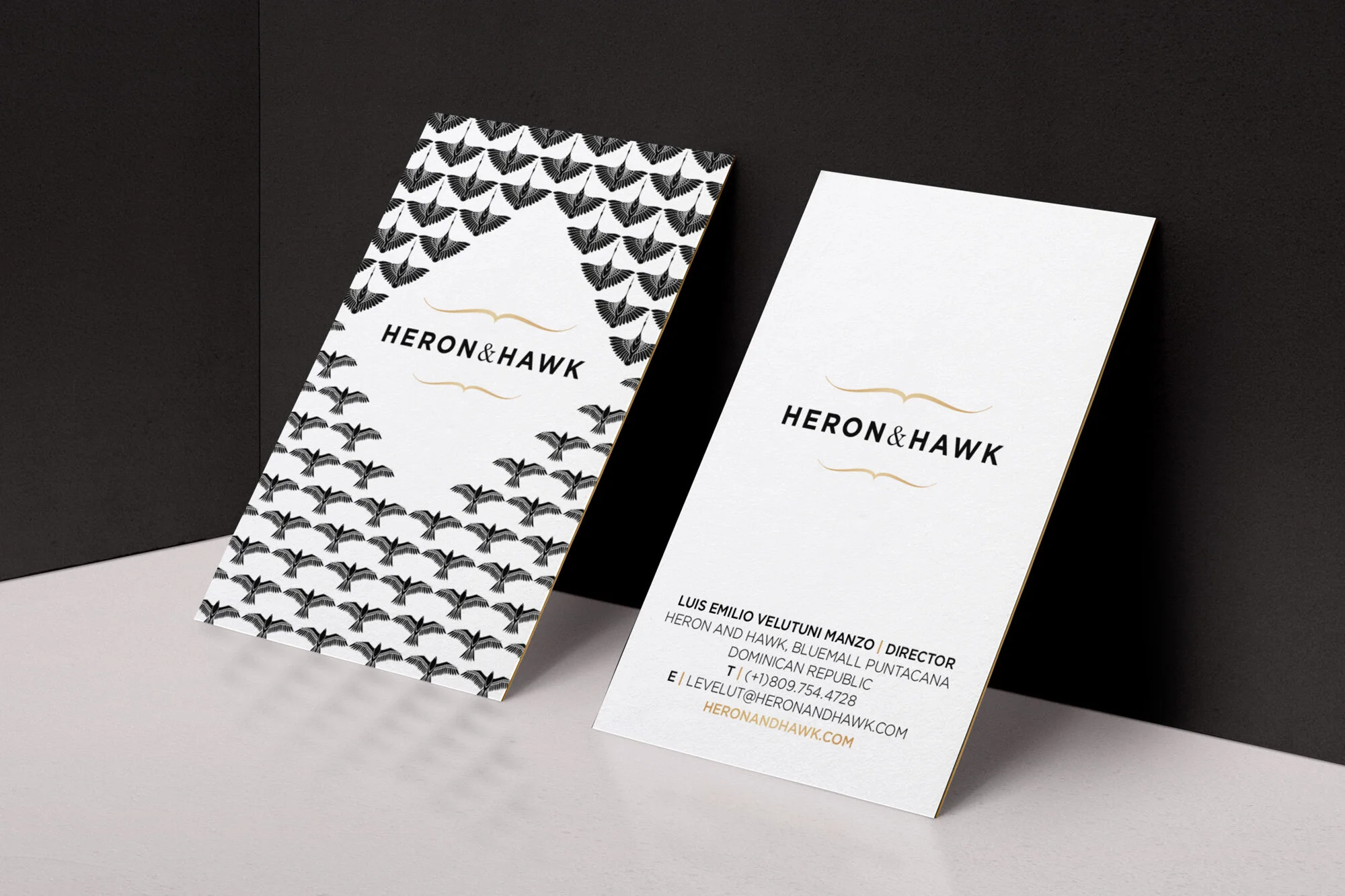 Heron & Hawk branding