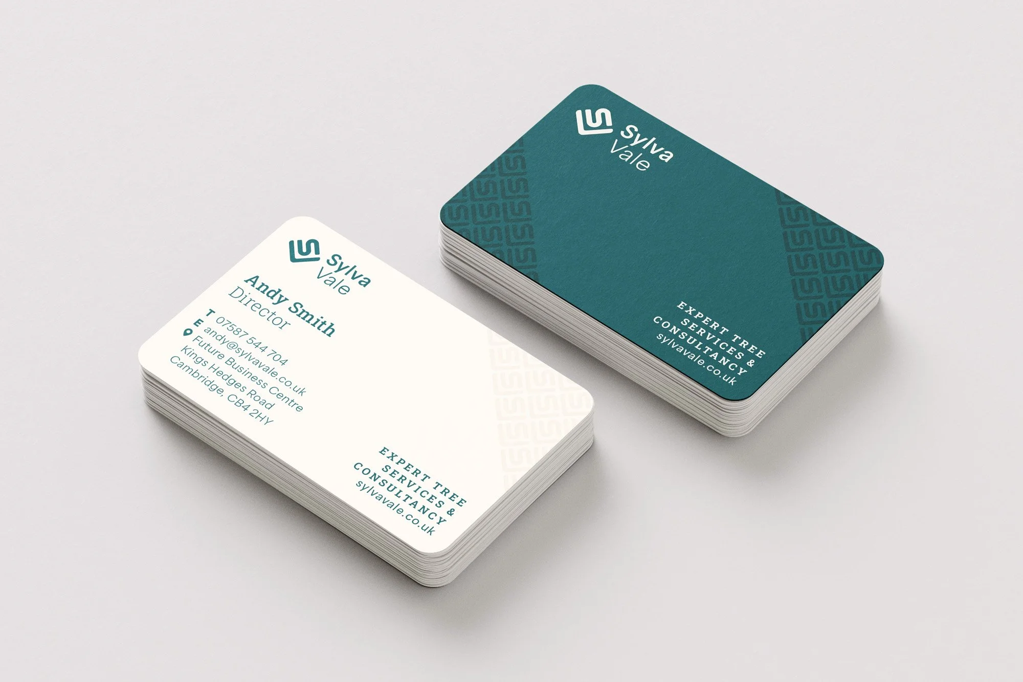 Sylva Vale branding - business card design