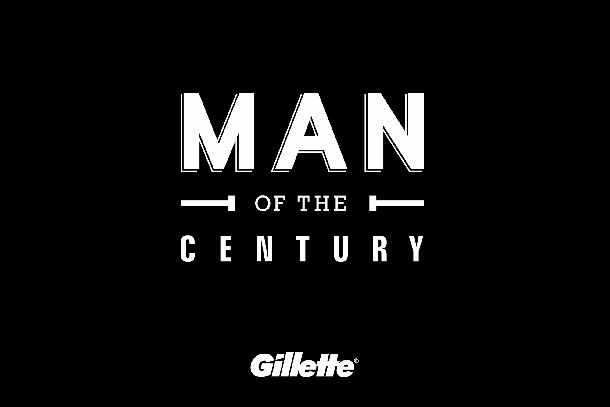 Gilette – Man of the Century campaign icon