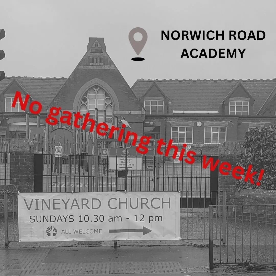 A reminder that there will be NO gathering this week as we take a short break following Easter.

For the latest news and events - head to www.thetfordvineyard.church/whats-on or email hello@thetfordvineyard.church