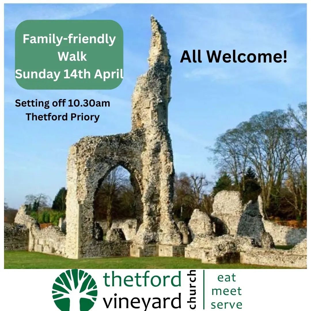 This Sunday, you are invited to join us on a family-friendly walk! We will set-off at 10.30am from Thetford Priory, heading into town along the river &ndash; where there will be the chance to stop for some refreshments. All welcome &ndash; why not jo