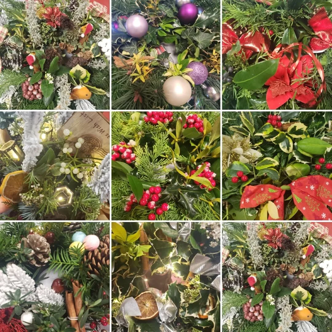 Wow! What a wonderful wreath-making we had! Such creativity 👏 Most importantly a HUGE thank you to the army of volunteers who helped people park, provided a warm welcome, served refreshments and cleared up afterwards ❤