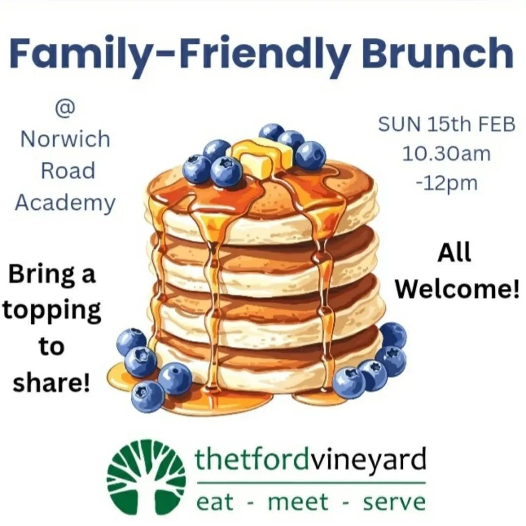 PaNcAkE BrUnCh - This Sunday 15th Feb 10.30am-12pm @ Norwich Road Academy 

🥞🥞🥞🥞🥞🥞🥞🥞🥞🥞🥞🥞🥞🥞🥞

Join us for a very special family-friendly brunch! This week we will be eating pancakes!

Please bring a topping to share (but nothing contain