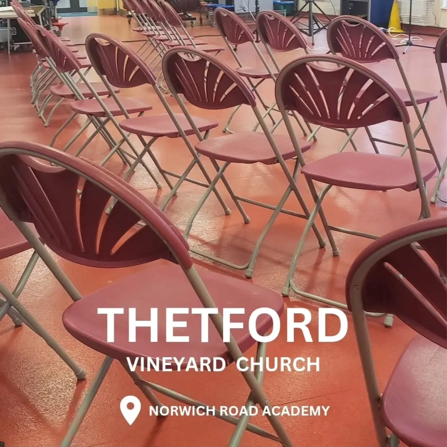 We've saved you a seat!

Join us tomorrow for *Sunday Church at Norwich Road Academy 10.30am-12pm* Refreshments and sign up for Vineyard Kids at 10.15am!