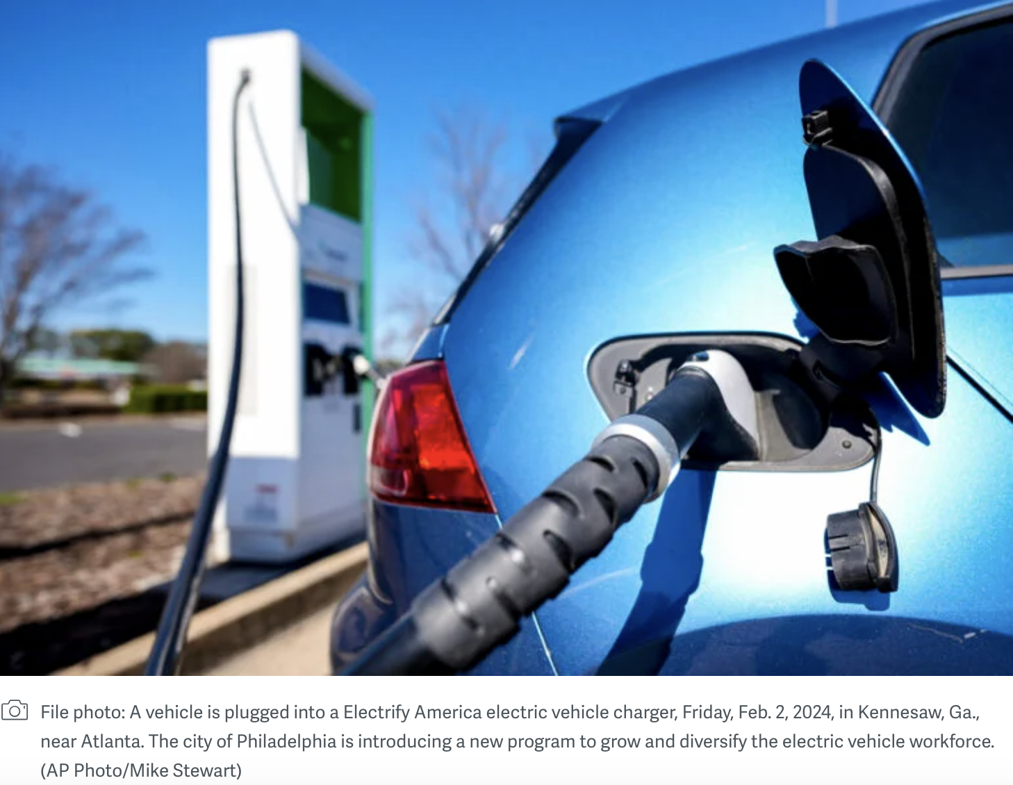 WHYY: Philly launches training program to grow and diversify electric vehicle workforce