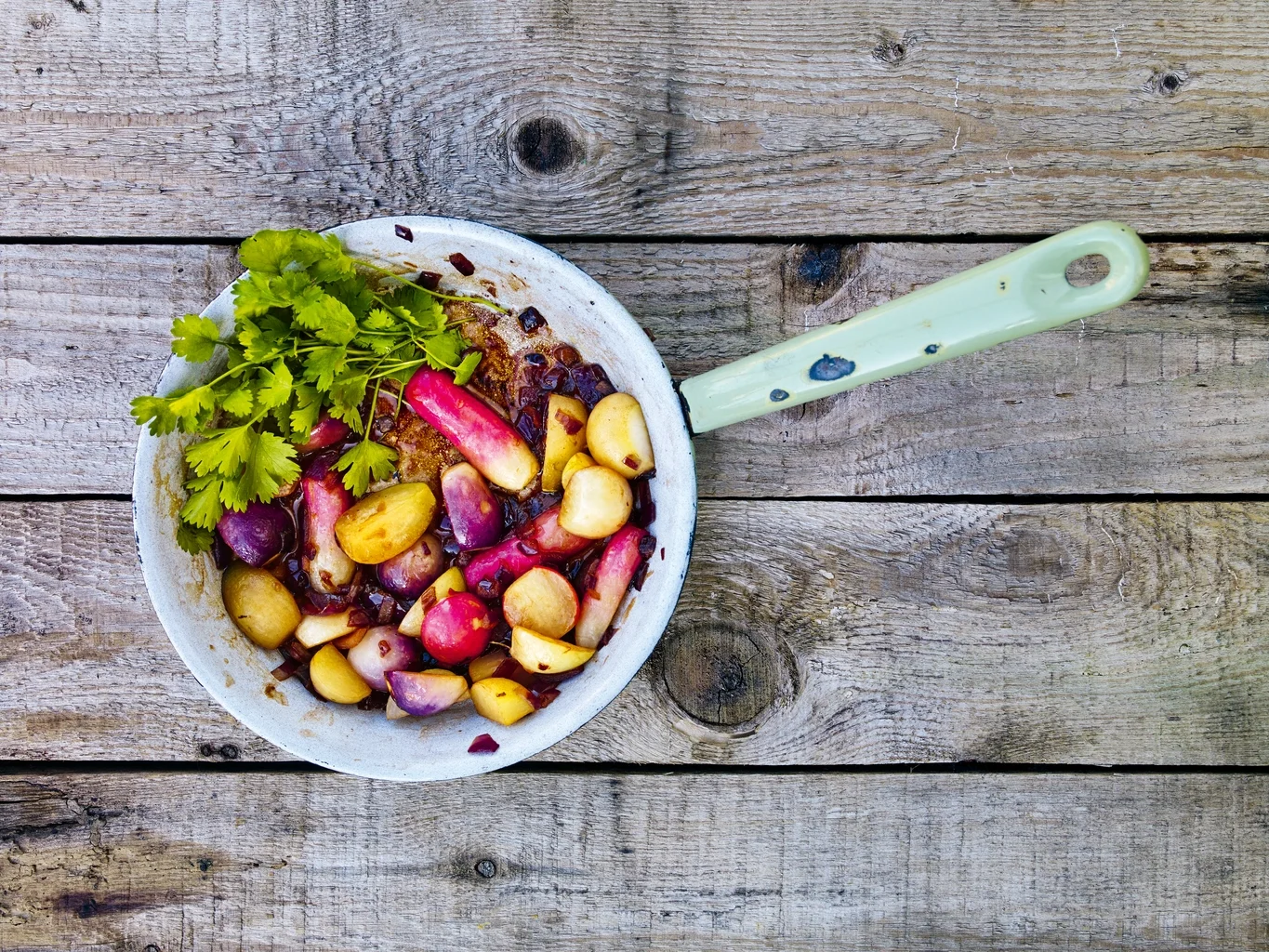 Restované ředkvičky