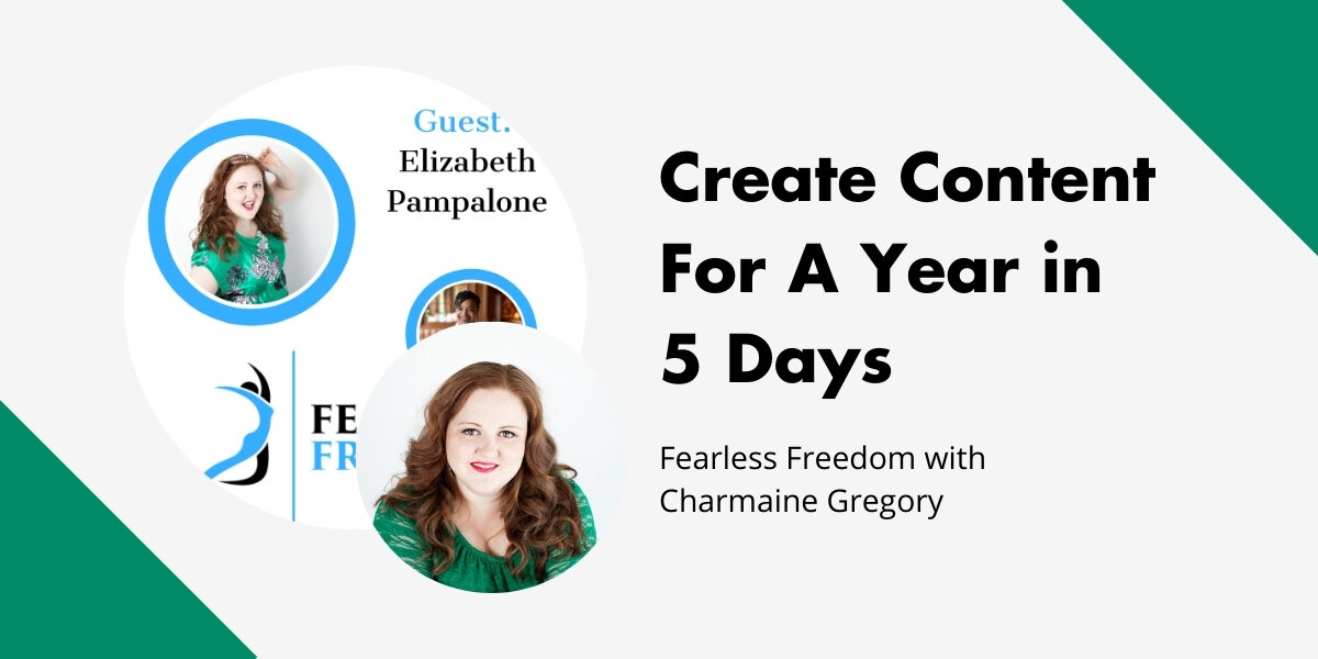  Create Content For A Year in 5 Days